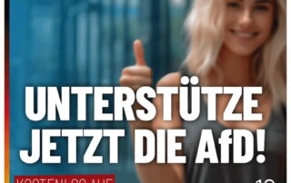 AfD im Aufwind: Jetzt unsere Partei unterstützen! AfD im Aufwind: Jetzt unsere Partei unterstützen!