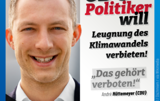 CDU-Abgeordneter meint, Leugnung des Klimawandels „gehört verboten“ – dann rudert er zurück! CDU-Abgeordneter meint, Leugnung des Klimawandels „gehört verboten“ – dann rudert er zurück!