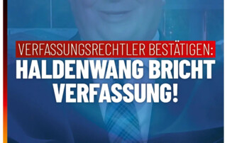 Staats- und Verfassungsrechtler bestätigen AfD: Verfassungsschutz verstößt gegen Neutralitätspflicht!