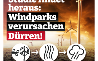 Grüner „Klimaschutz“: Windparks verursachen Dürre – doch Experten werden ignoriert!