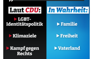 Mit Konservatismus hat die CDU rein gar nichts zu tun! Mit Konservatismus hat die CDU rein gar nichts zu tun!