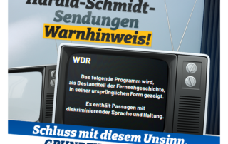 Alte Harald-Schmidt-Sendungen werden vom WDR mit Warnhinweis versehen Alte Harald-Schmidt-Sendungen werden vom WDR mit Warnhinweis versehen