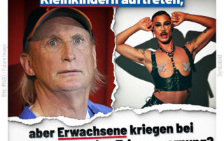 Schützt lieber unsere Kinder vor Sexualisierung und nicht Erwachsene vor harmlosen Witzen! Schützt lieber unsere Kinder vor Sexualisierung und nicht Erwachsene vor harmlosen Witzen!