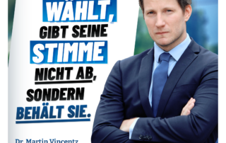 Wenn Sie uns Ihre Stimme anvertrauen, dann geben wir Ihnen unsere!
