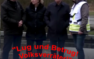 "Lug und Betrug! Volksverräter!", schallt es Scholz und Haseloff in Sachsen-Anhalt entgegen. "Lug und Betrug! Volksverräter!", schallt es Scholz und Haseloff in Sachsen-Anhalt entgegen.