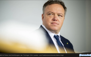 Der Staatsanwalt nimmt den Thüringer CDU-Chef Mario Voigt ins Visier.