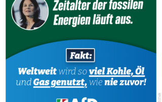 Statusreport Energiewende: Fossile Energien steigen weltweit – nur nicht bei uns!