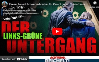 Faeser heuert Schwerverbrecher für Kampf gegen "Desinformation" an.