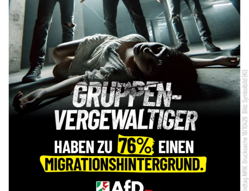 76 Prozent aller Gruppenvergewaltiger haben Migrationshintergrund!