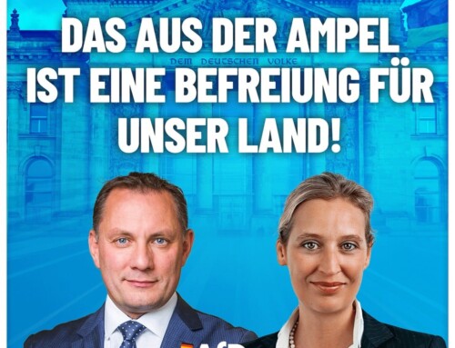 Dr. Alice Weidel & Tino Chrupalla: Aus der Ampel ist eine Befreiung für unser Land