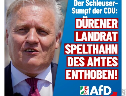 Schleuser-Sumpf: Dürener Landrat Spelthahn (CDU) vom Amt enthoben!