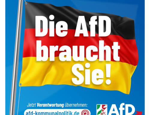 Die AfD braucht Sie!