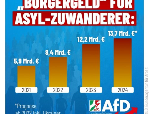 Bürgergeldzahlungen an Asyl-Zuwanderer explodieren!