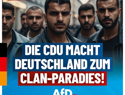 7.000 Clan-Straftaten allein in NRW, 7.000-mal bleibt die CDU untätig!