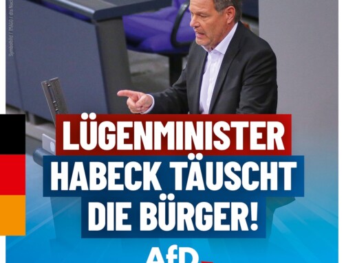 Lügenminister Habeck täuscht die Bürger!