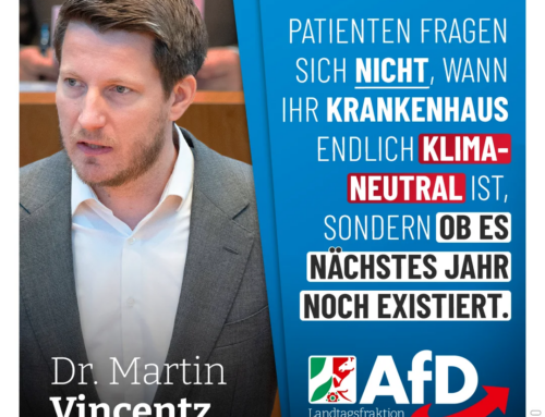 NRW-Krankenhäuser: Pleite, aber klimasaniert!