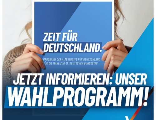 Jetzt über unser Wahlprogramm informieren!