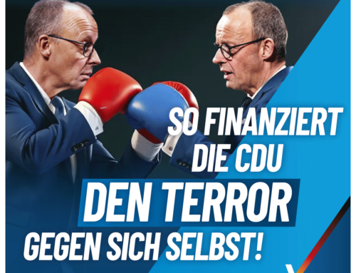 Exklusive Analyse: So finanziert die CDU den Terror gegen sich selbst!