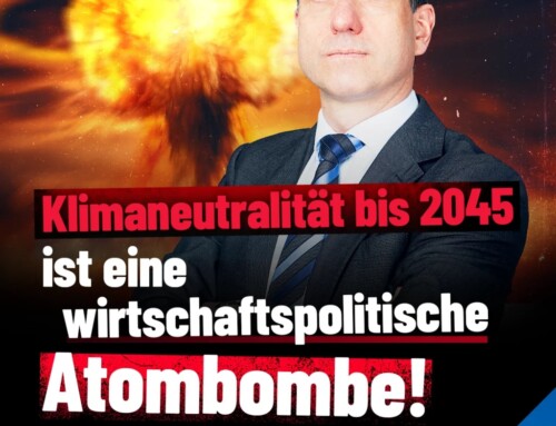 Schuldenpakt ist ein Atomschlag gegen unsere Wirtschaft und unseren Wohlstand!