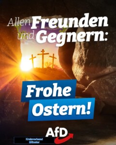 Wir wünschen allen Freunden und Gegnern des KV-Münster ein frohes und gesegnetes Osterfest