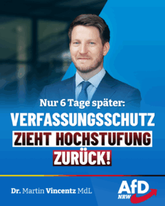 Gerichtserfolg für die AfD: Verfassungsschutz muss zurückrudern!