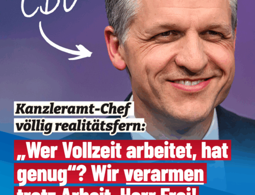 Adenauer, Erhard und Kohl wären entsetzt!