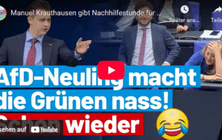 Manuel Krauthausen gibt Nachhilfestunde für Grüne in Klimaphysik!
