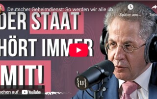 Der Staat überwacht uns, ohne dass wir es merken.