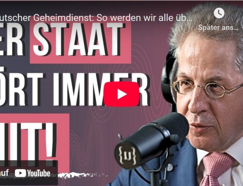 Der Staat überwacht uns, ohne dass wir es merken.