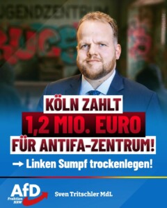 Über eine Million Euro Steuergeld für Kölner Antifa!