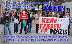 Der hasserfüllte linksextreme Bildungsnotstand in der Ludgeristraße in Münster.