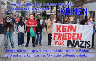 Der hasserfüllte linksextreme Bildungsnotstand in der Ludgeristraße in Münster.