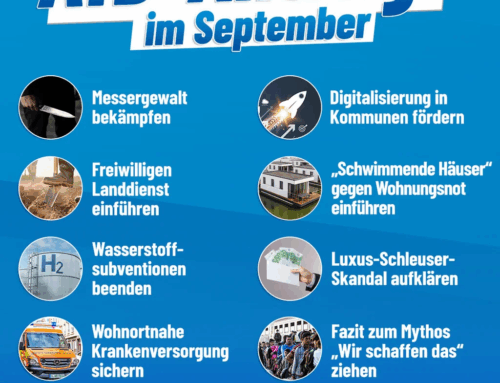 Unsere Anträge im September