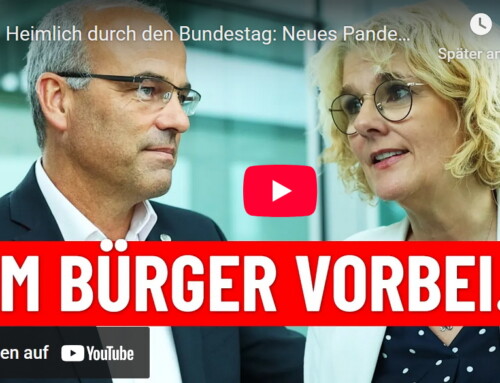 Heimlich durch den Bundestag: Neues Pandemiegesetz ist da!