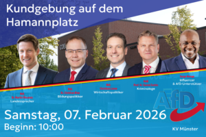 +++ Pressemitteilung +++ AfD Münster gegen Linksradikalismus und Gender Gaga!