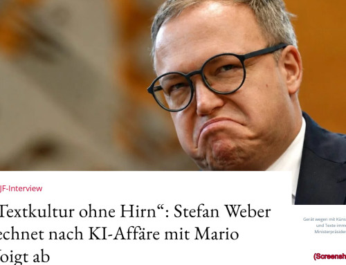 „Textkultur ohne Hirn“: KI-Affäre mit Mario Voigt