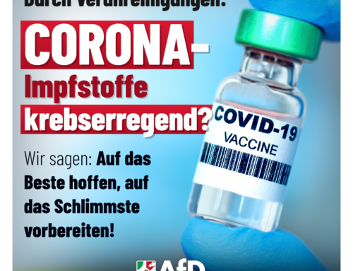 Corona-Impfstoffe werden offenbar als Krebsursache diskutiert!